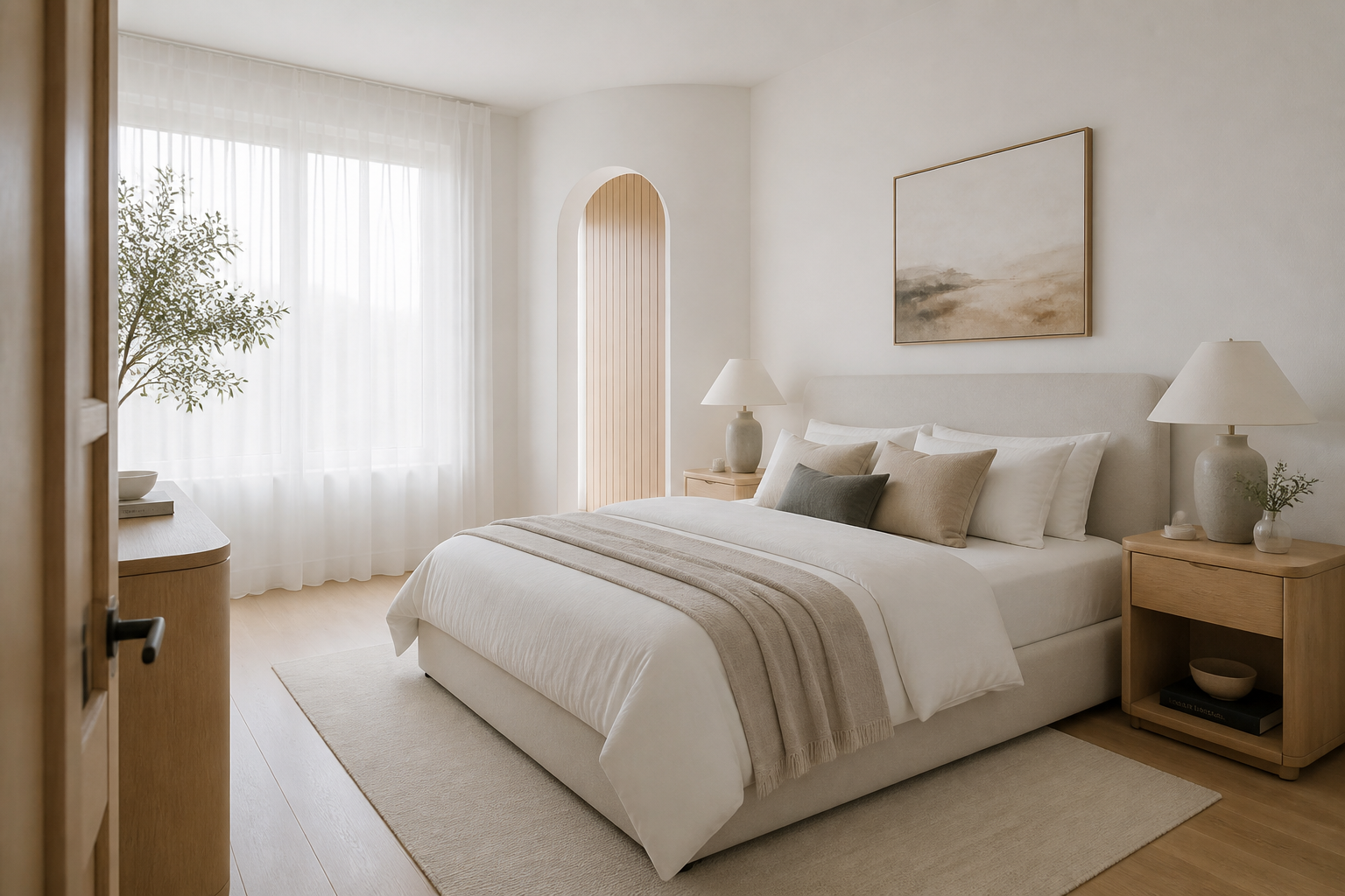 The Arcadia main bedroom