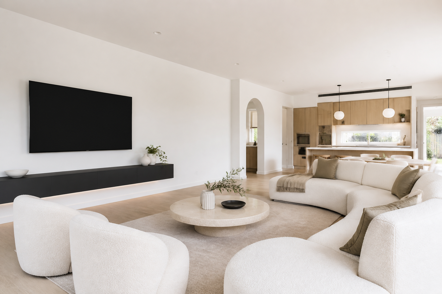 The Arcadia living room