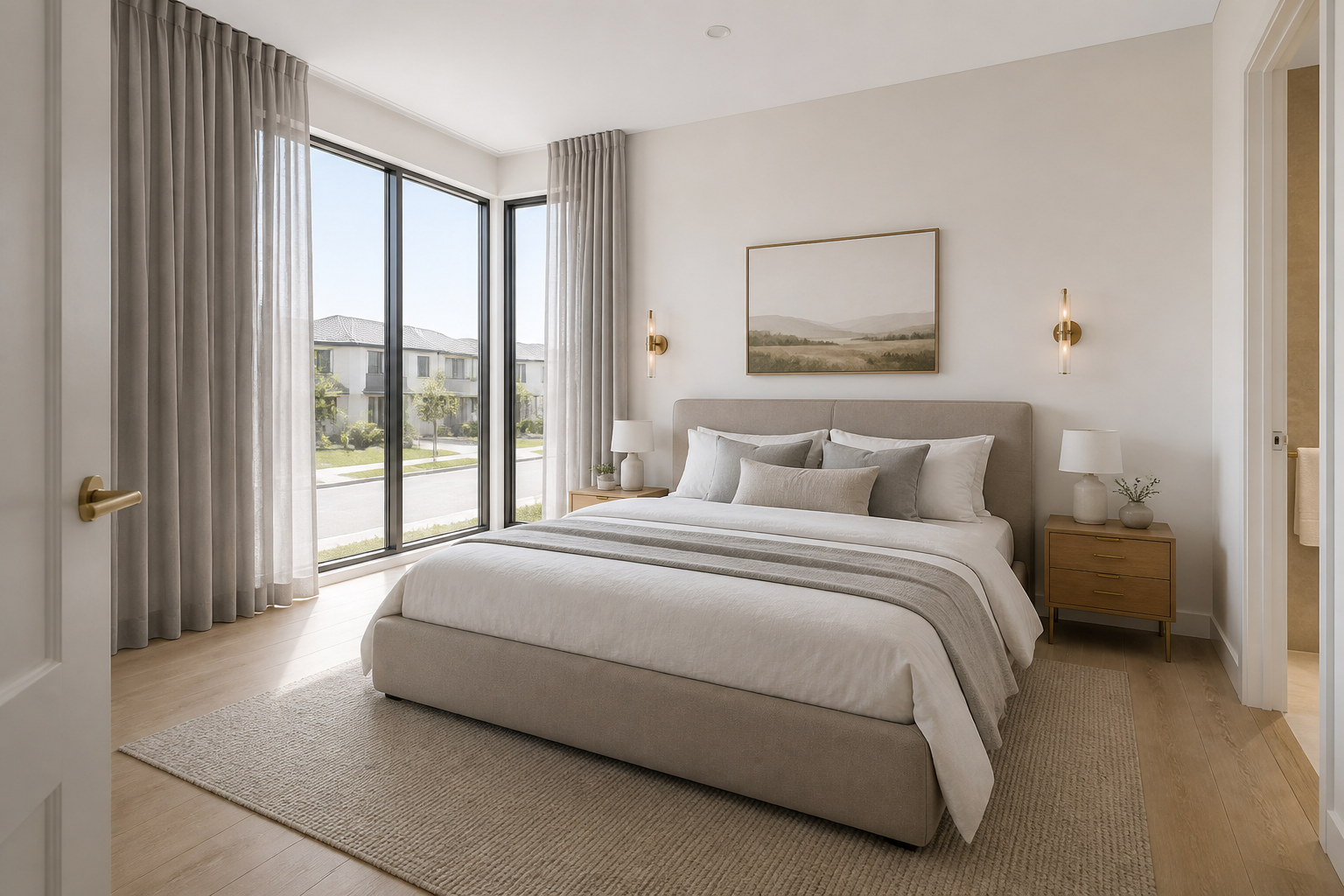 The Elara main bedroom