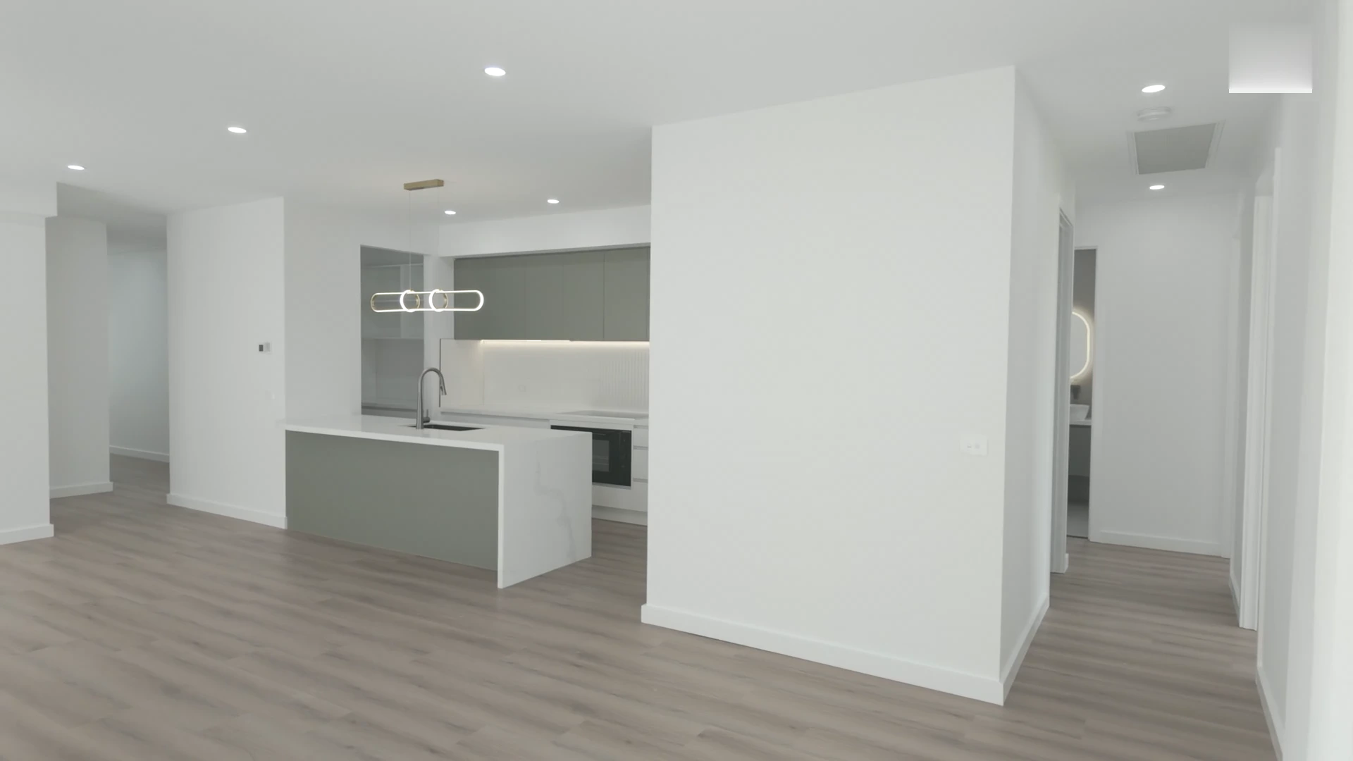 The Solara open-plan living room